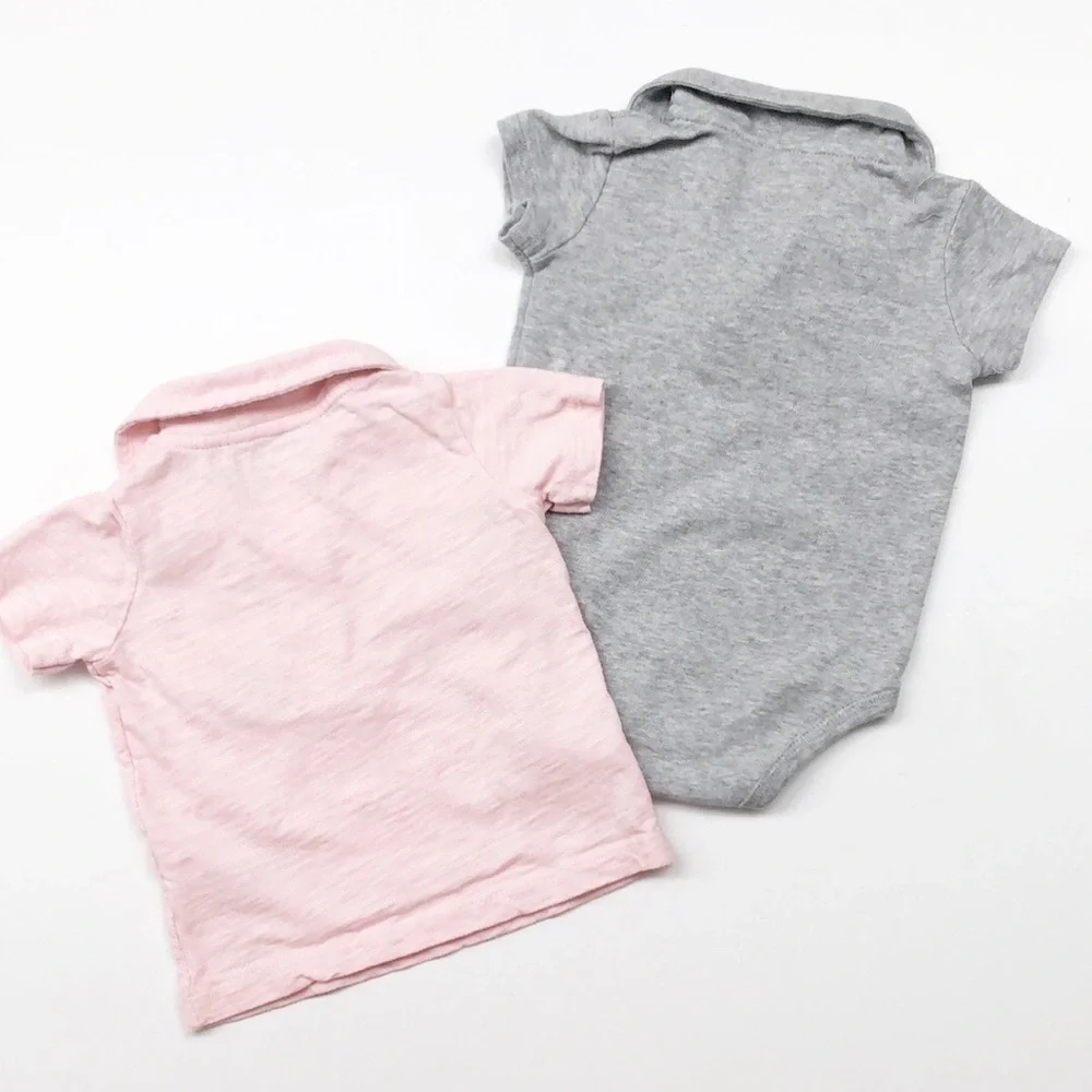 Carter's baby boys polo shirt + polo bodysuit set